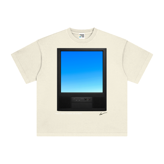 TELL A VISION TEE VINTAGE WASH