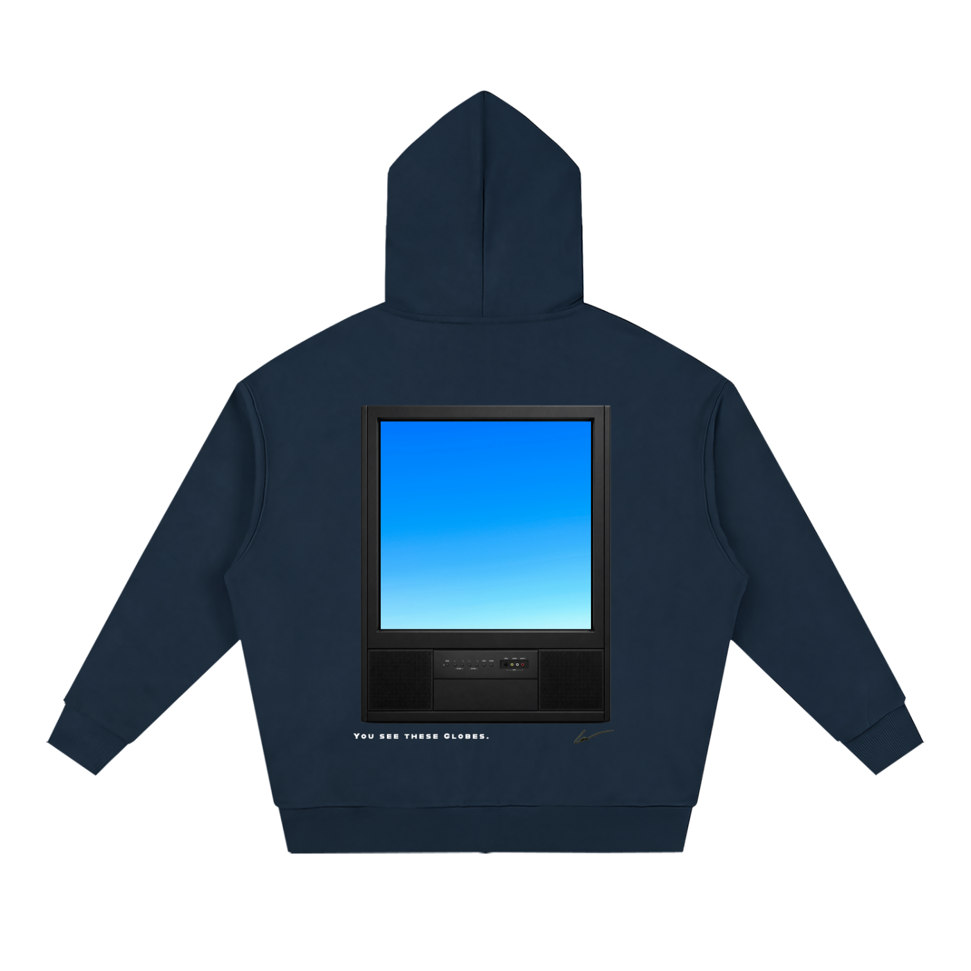 LUKE’S TV LOOSE ZIP UP HOODIE