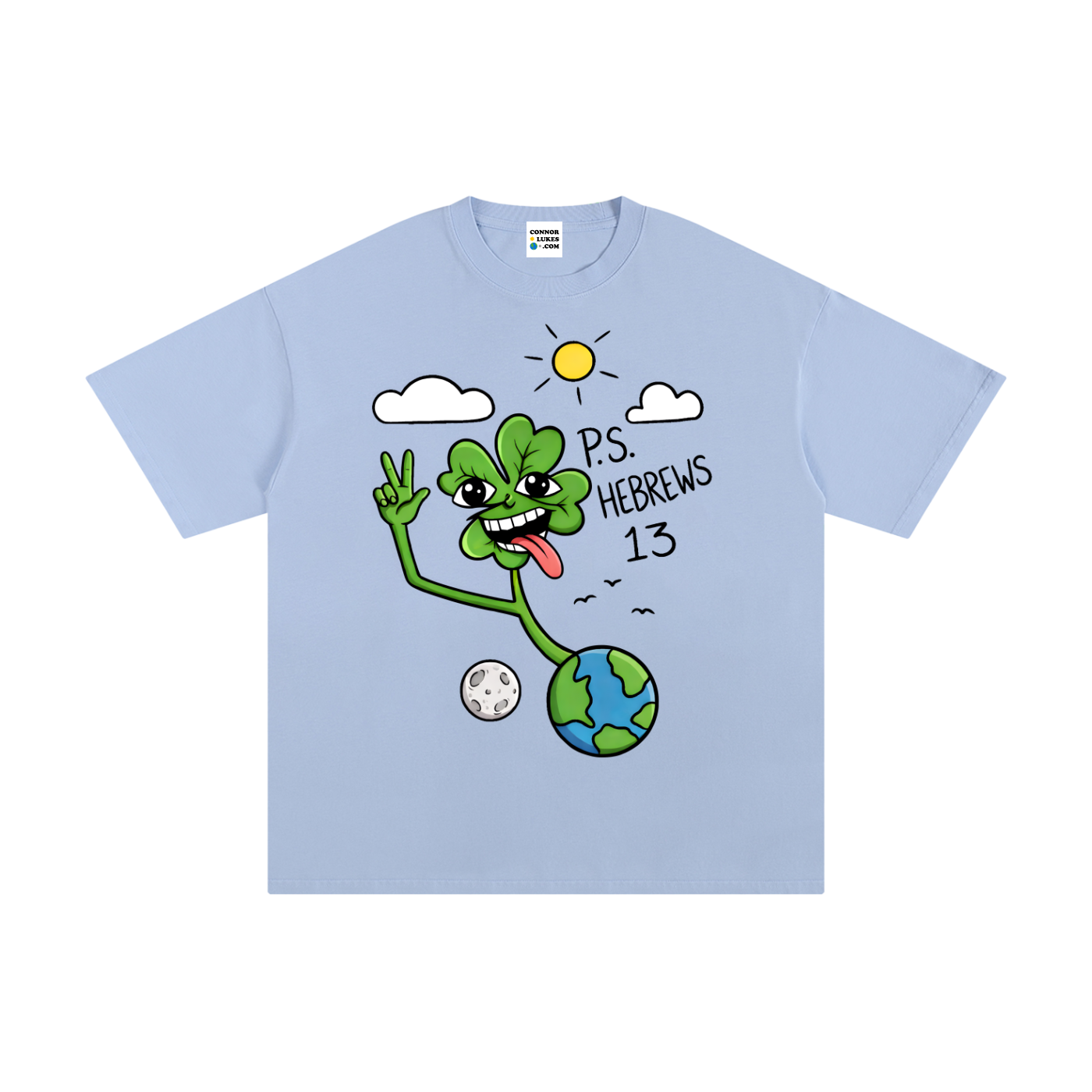 4 LEAF VISION BLACK LETTERS