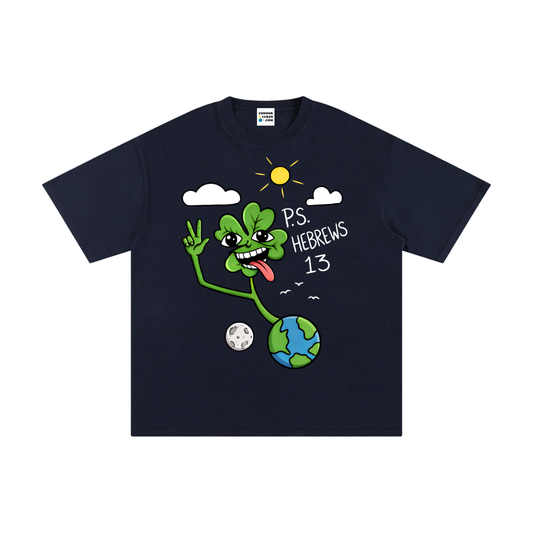 4 LEAF VISION WHITE LETTERS