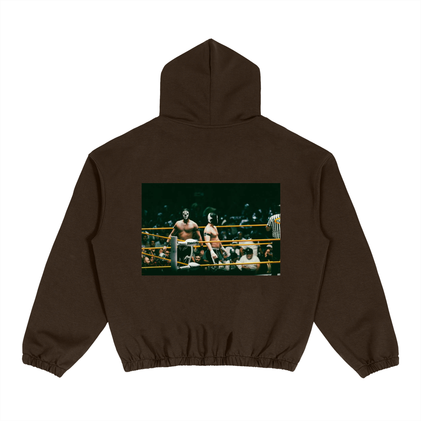ワールドワイド BROWN HOODIE 01