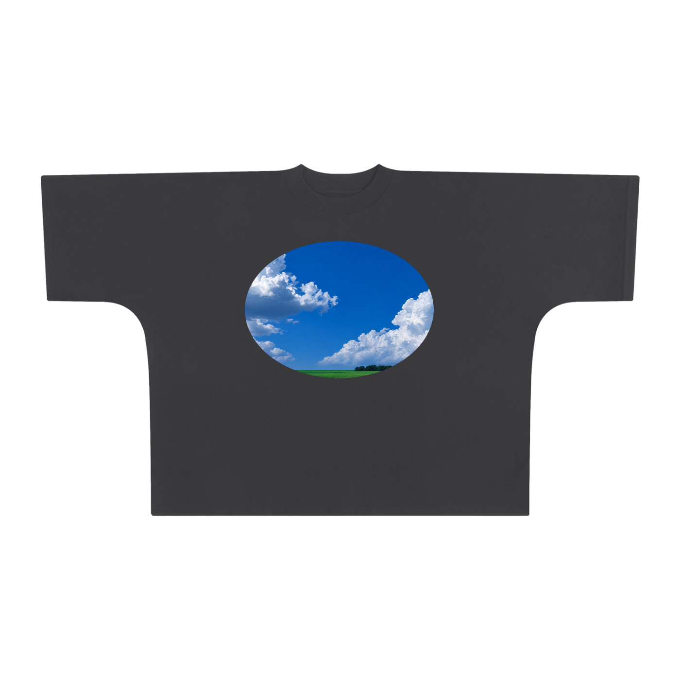 LUKES SKY SCENE DRAPE TEE