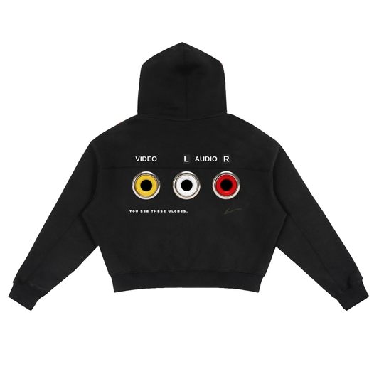 INPUT CROP ZIP HOODIE