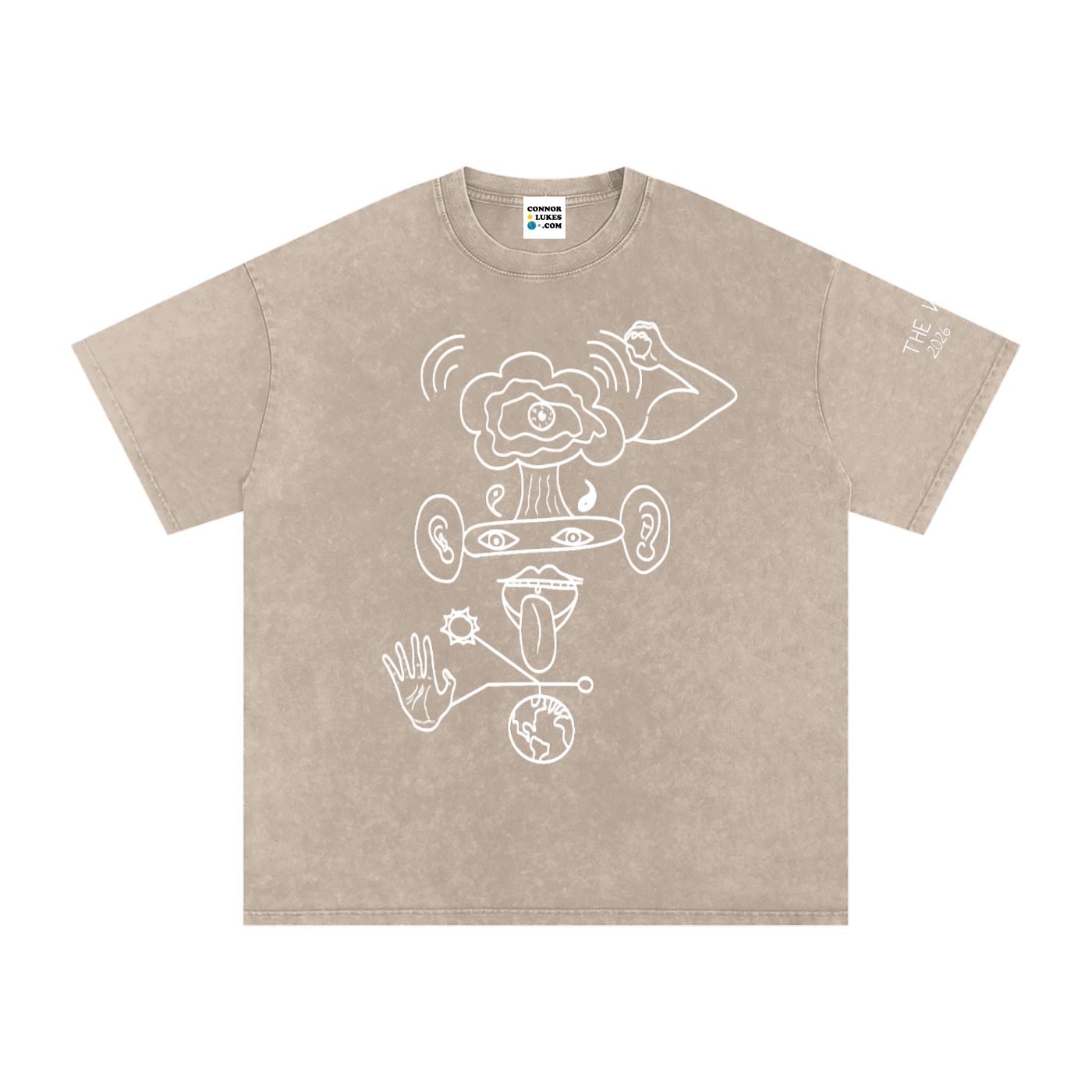 DOODLE LUKE MINERAL WASH TEE
