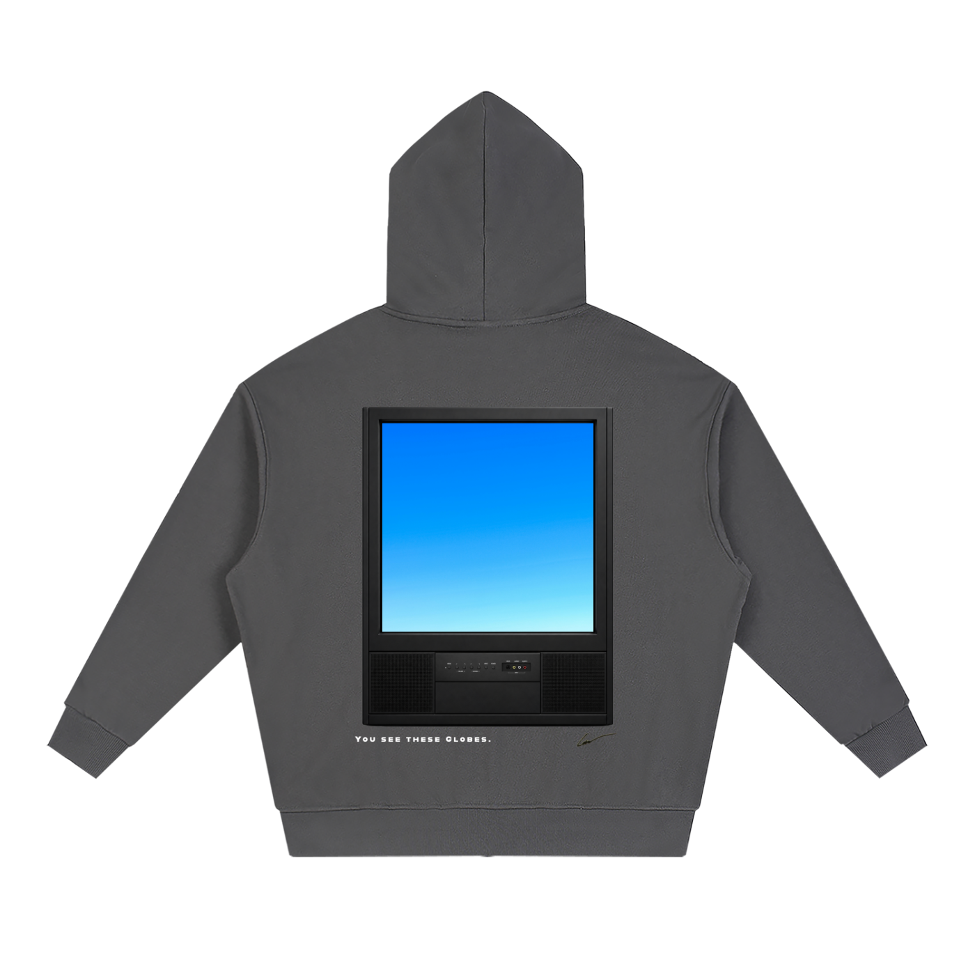 LUKE’S TV LOOSE ZIP UP HOODIE