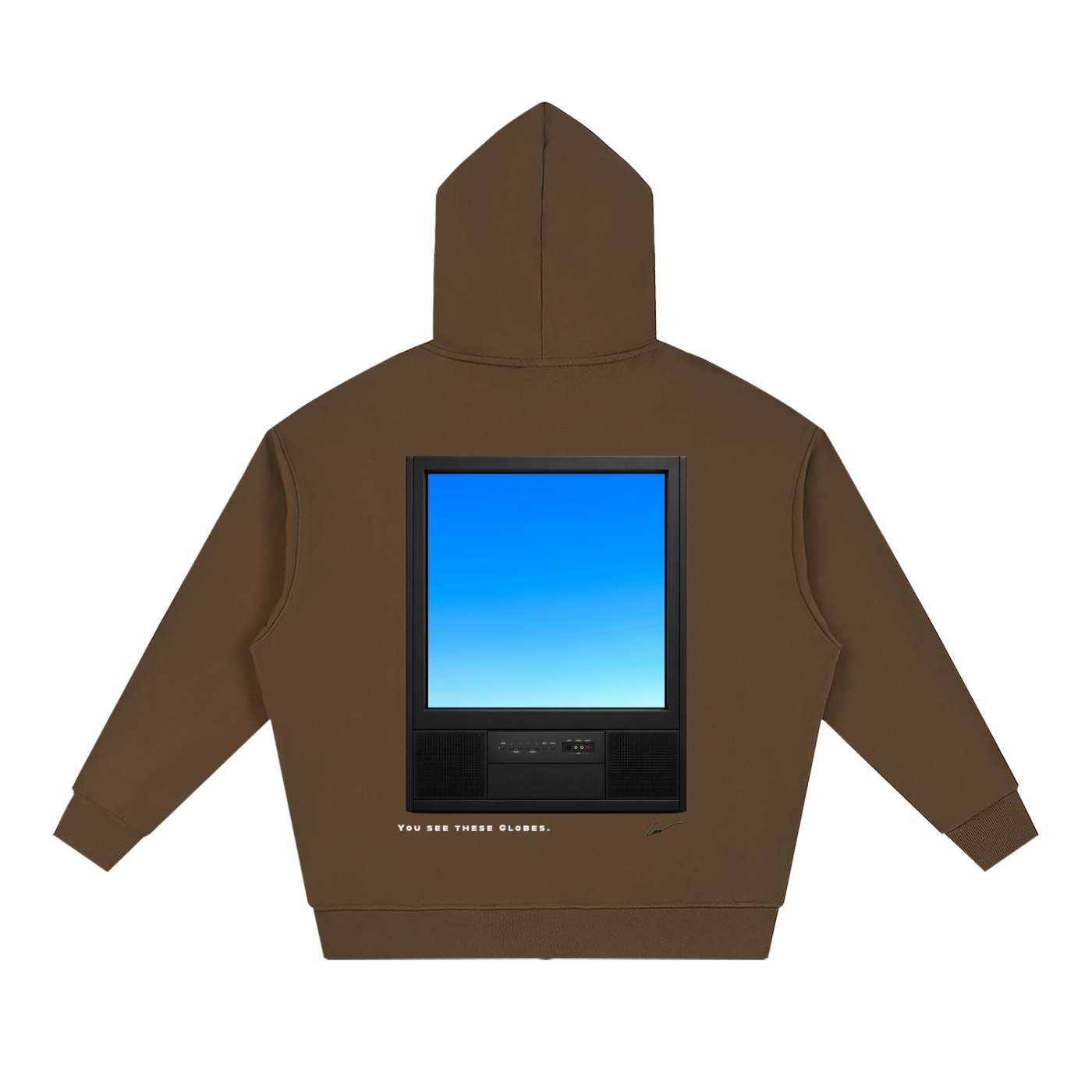 LUKE’S TV LOOSE ZIP UP HOODIE