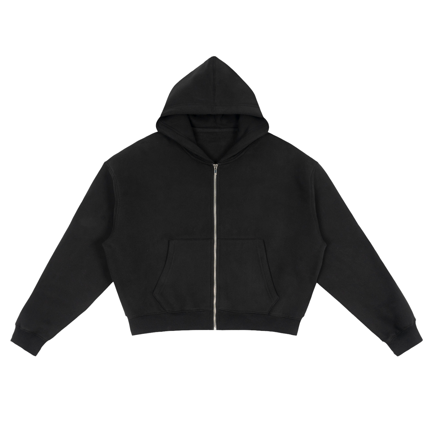 INPUT CROP ZIP HOODIE