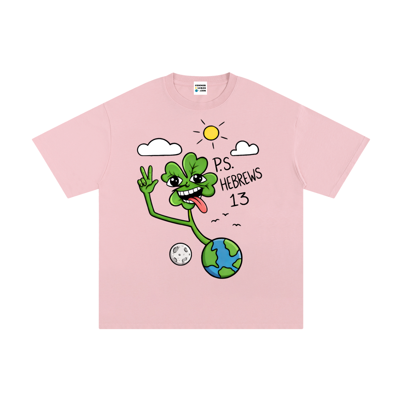 4 LEAF VISION BLACK LETTERS